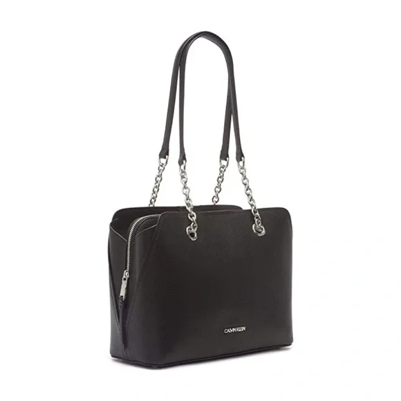 Calvin Klein Hailey Triple Compartment Chain Tote - Picture 3 of 6